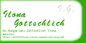 ilona gottschlich business card